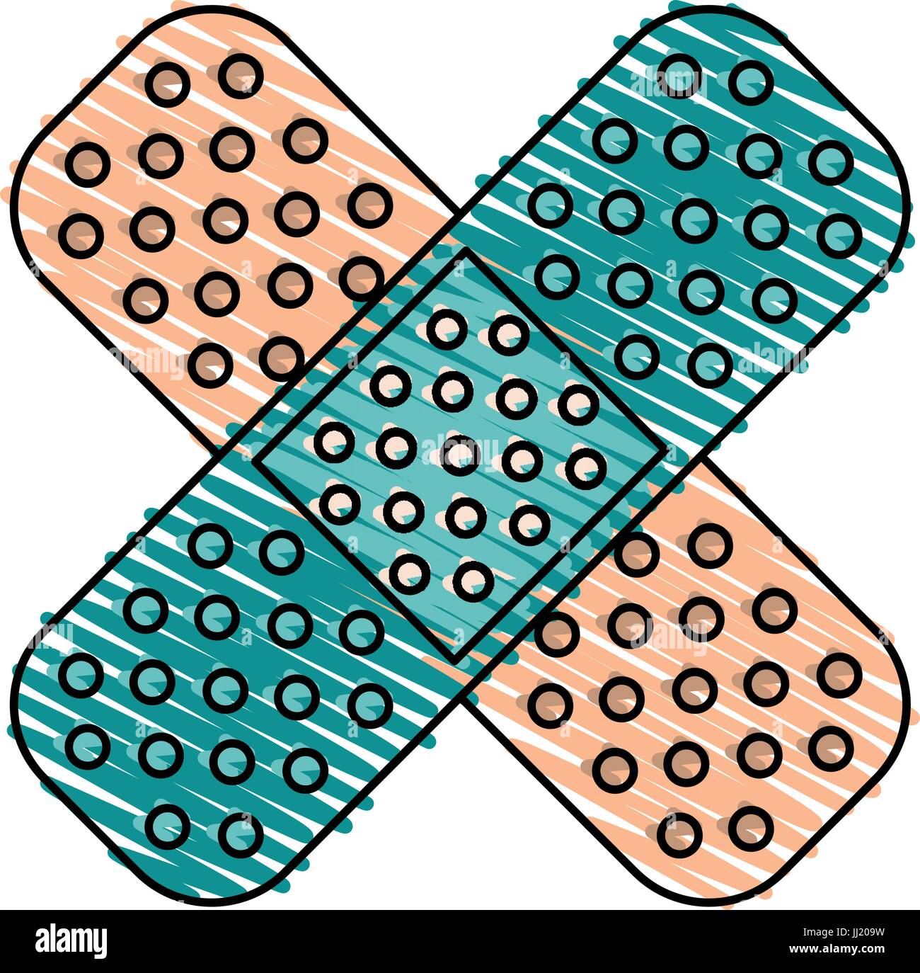 band aid vector illustration Stock Vector Image & Art Alamy