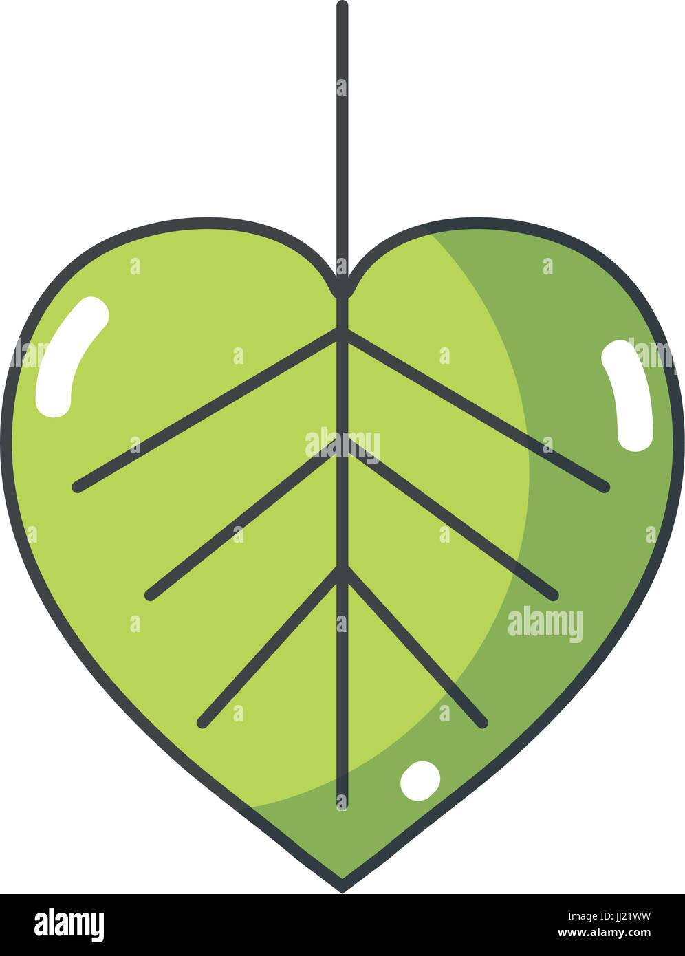 natural leaf symbol to conservation the environment Stock Vector Image ...