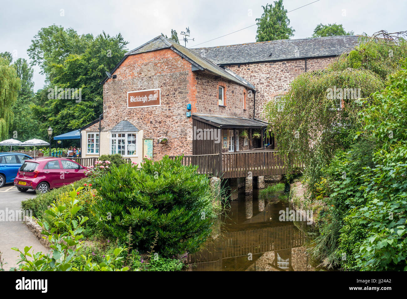 Bickleigh Mill, Restaurant,Visitor Centre, Bickley, Tiverton, Exeter,Devon Stock Photo