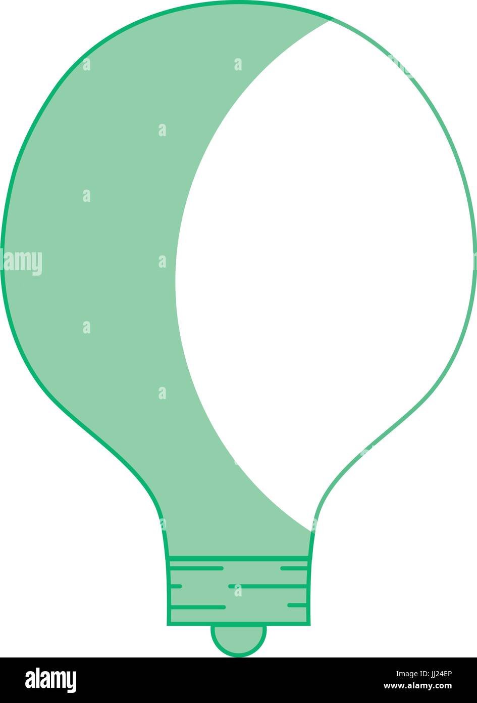 silhouette energy bulb to illuminate places Stock Vector Image &amp; Art ...