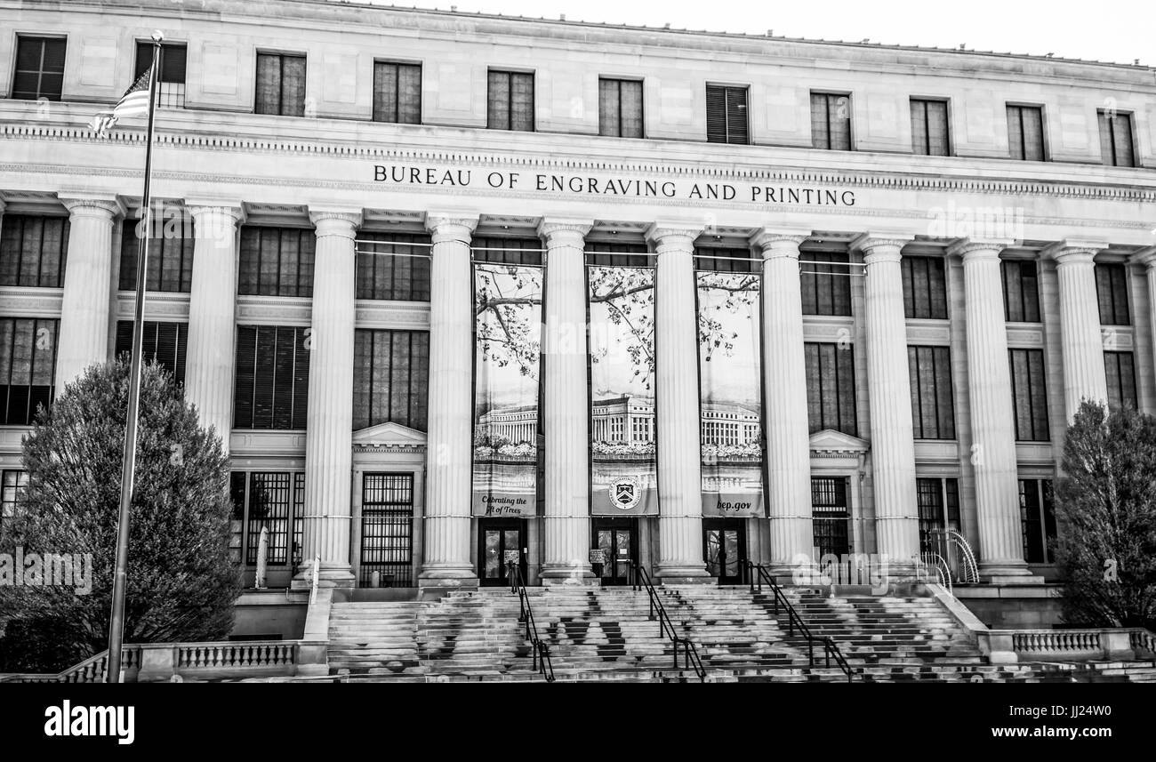 Bureau of Engraving and Printing in Washington DC WASHINGTON DC