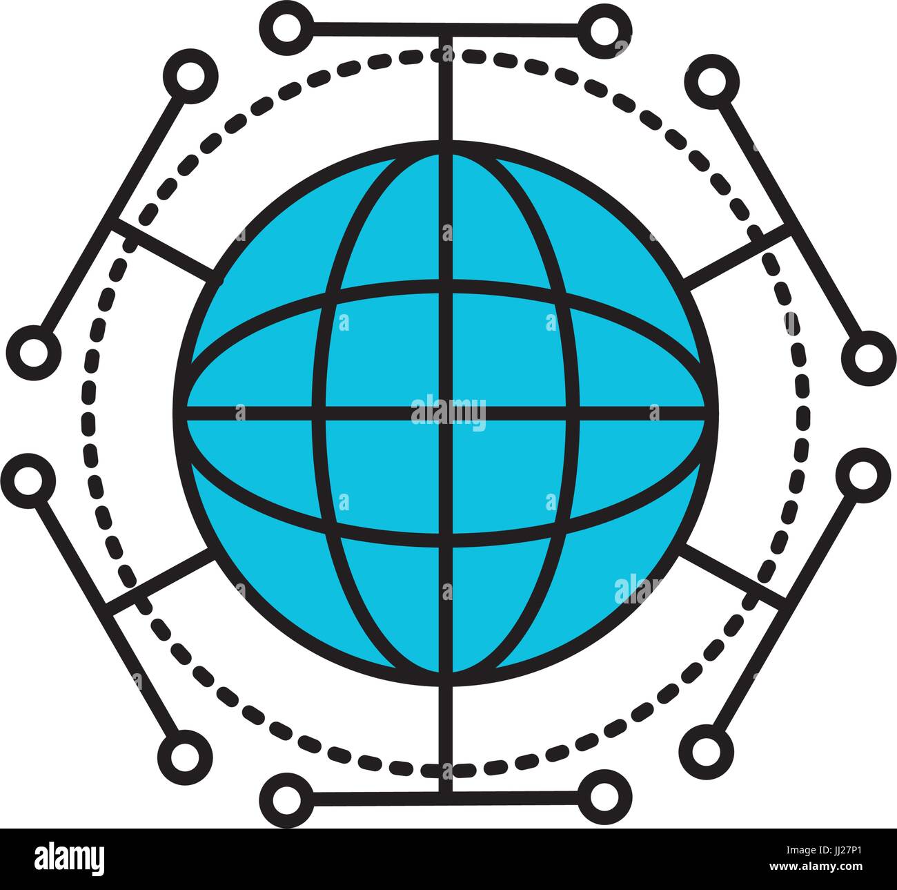 global digital technology data connection Stock Vector Image & Art - Alamy