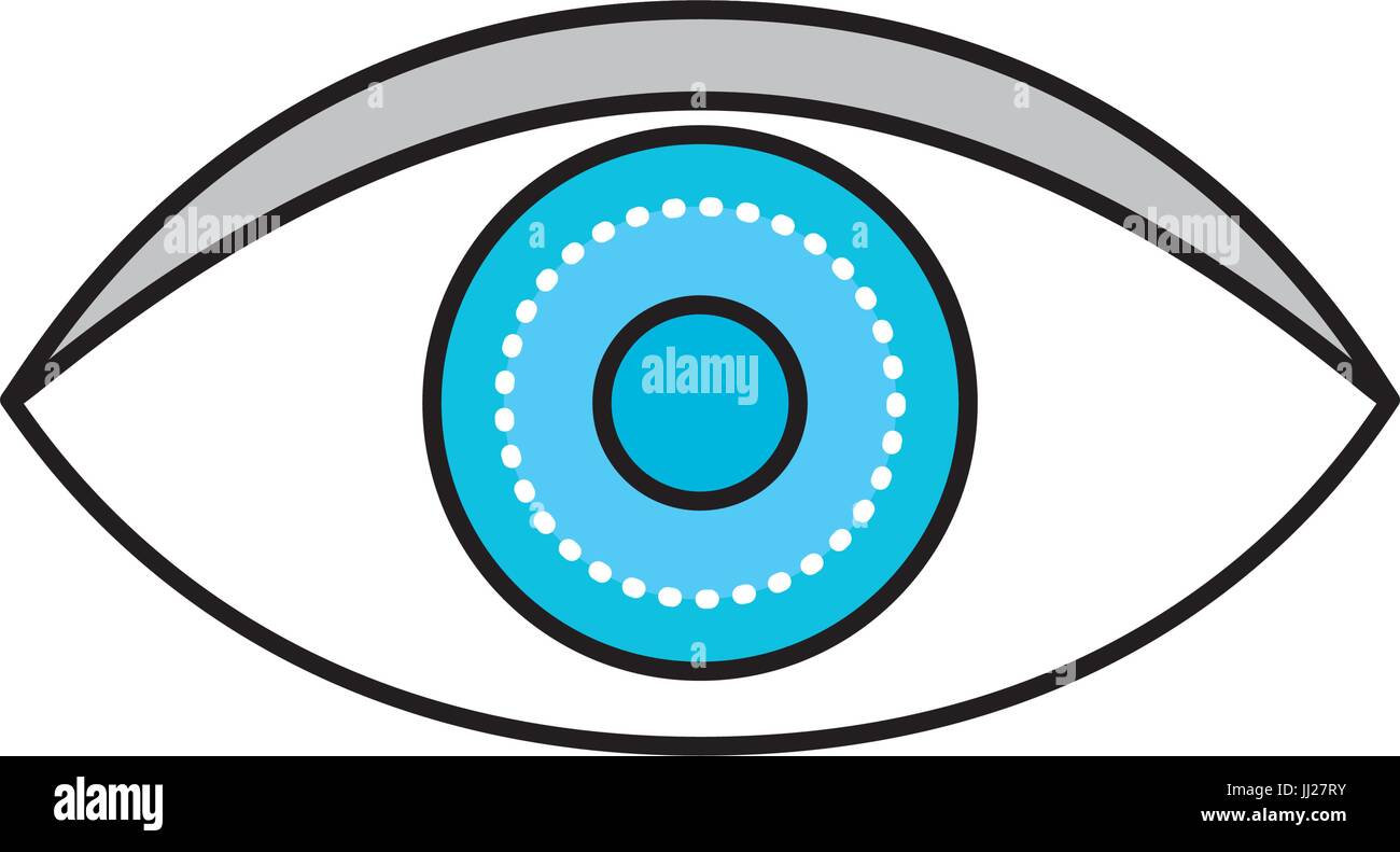 Visualization eye Stock Vector Images - Alamy