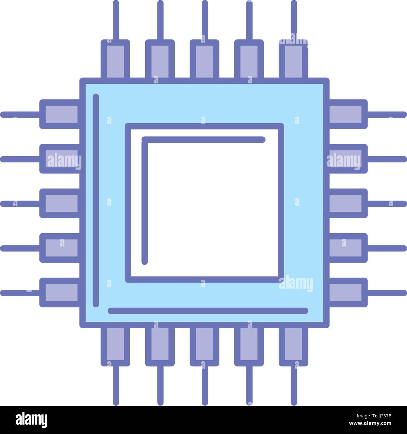 battery technology energy with connection and generator Stock Vector