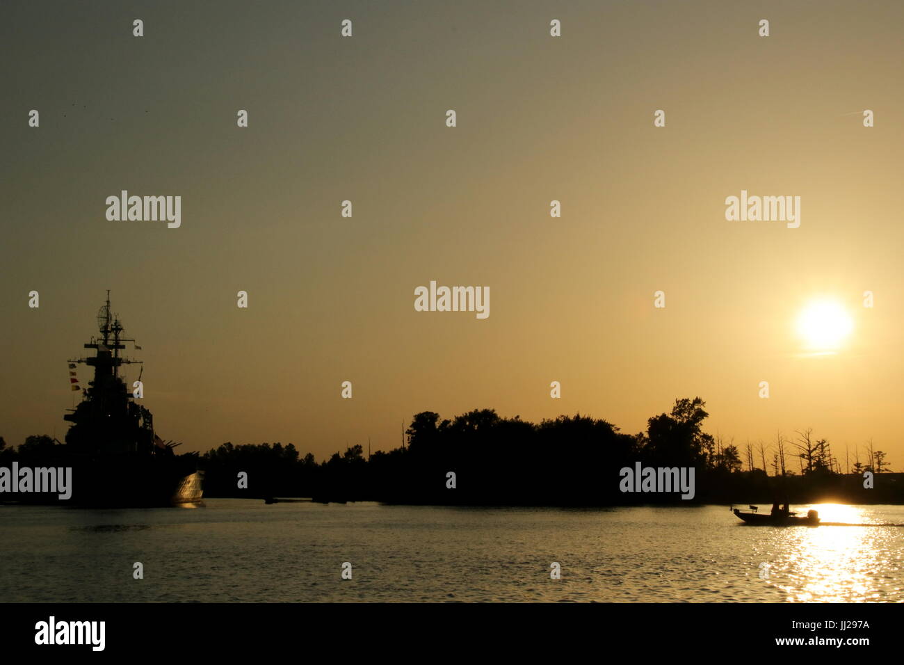 View over Cape Fear River Stock Photo - Alamy