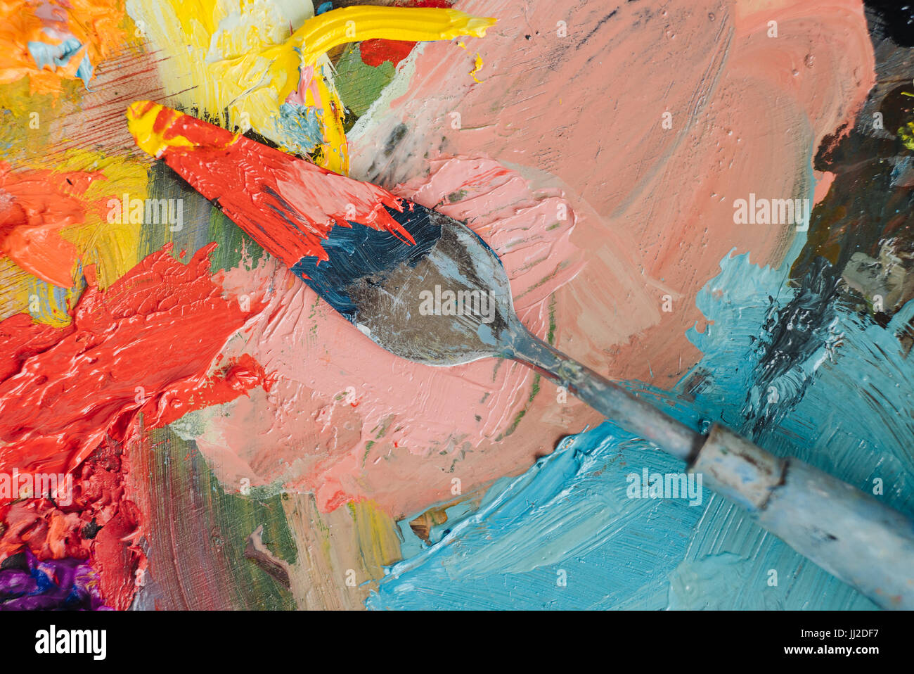 Blending paint hi-res stock photography and images - Alamy