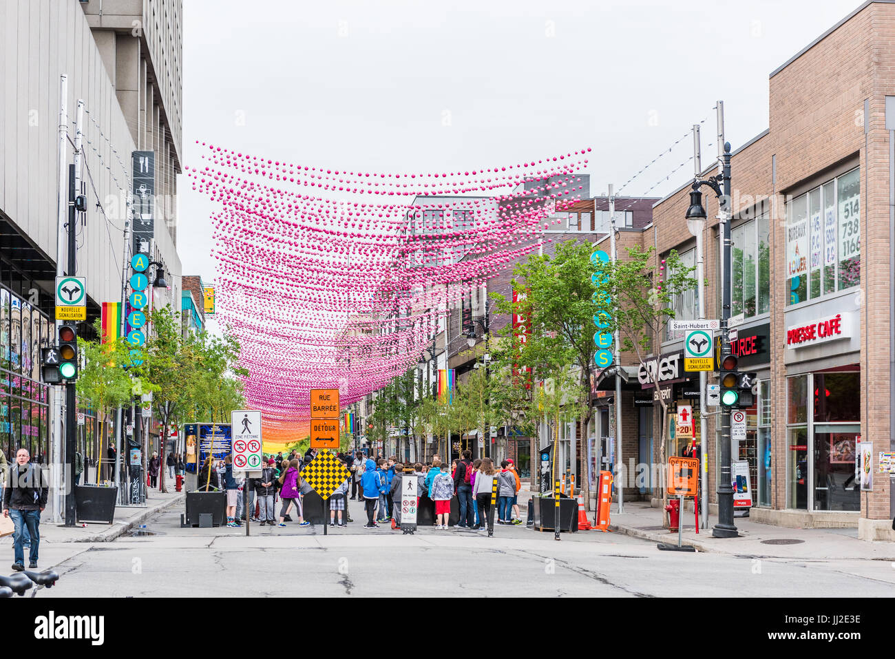 Gay village montreal hi-res stock photography and images - Alamy
