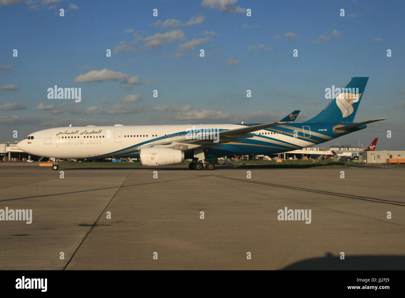 OMAN AIR A330 Stock Photo