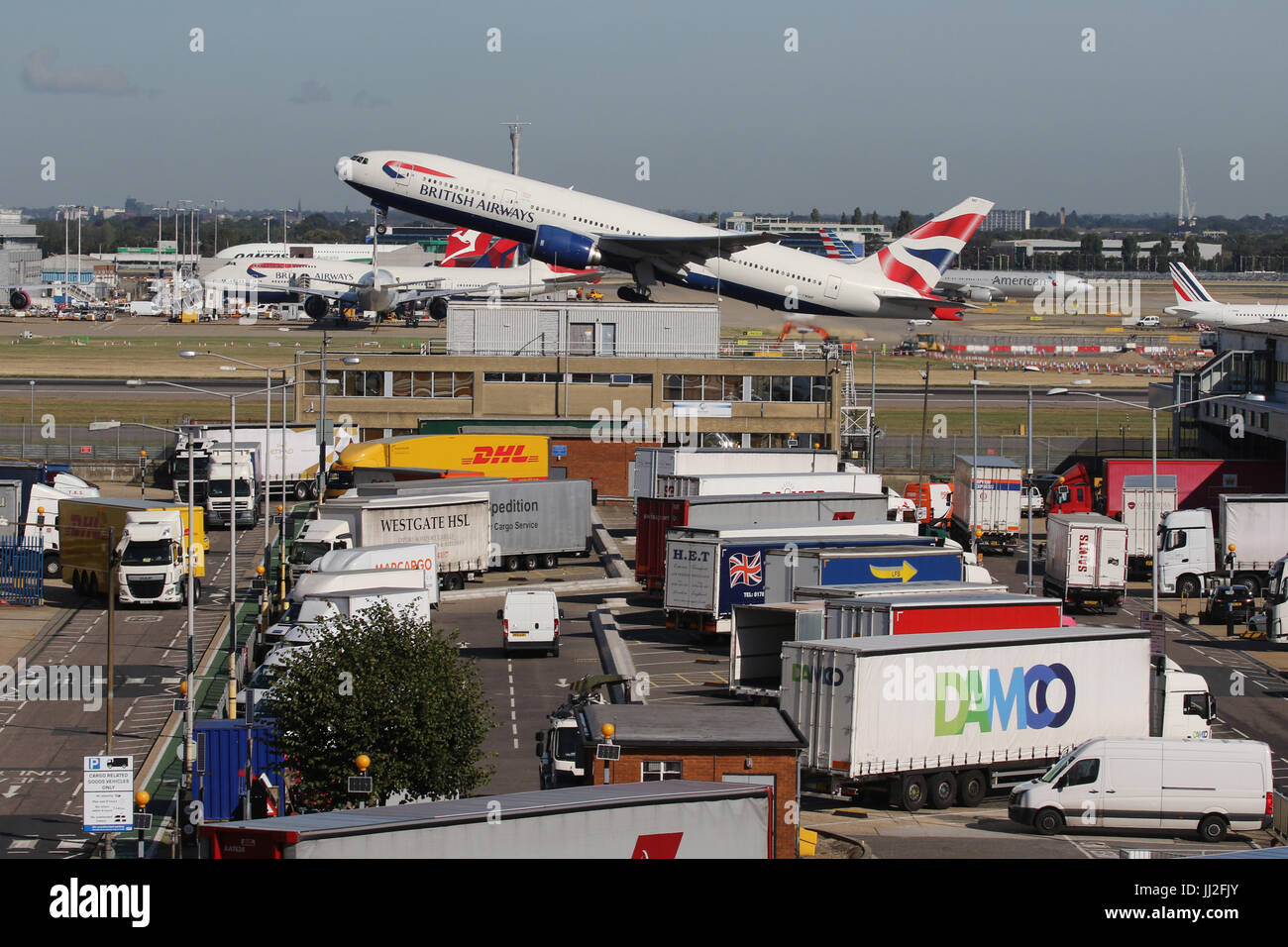 London Heathrow Cargo Terminal High Resolution Stock Photography and