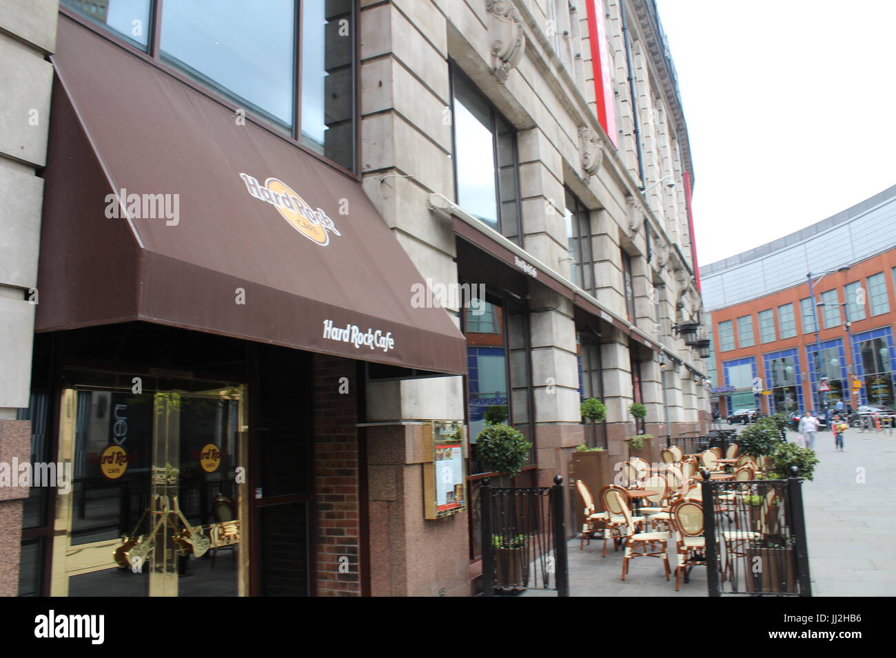 Exterior of Hard Rock Cafe at Manchester City Centre Printworks Stock Photo Alamy