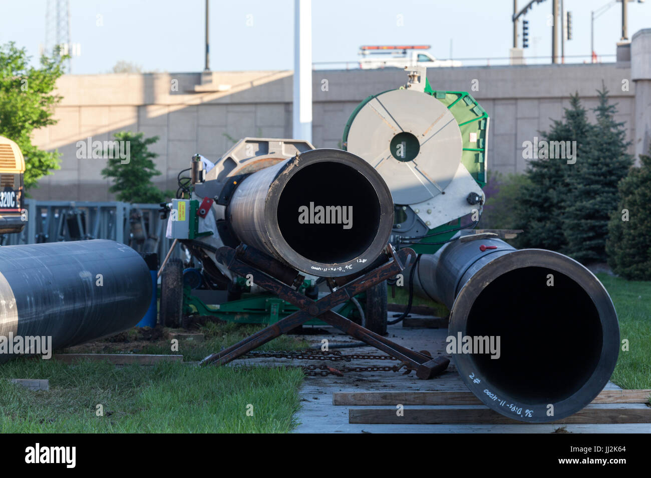 Plastic pipe fuser hires stock photography and images Alamy