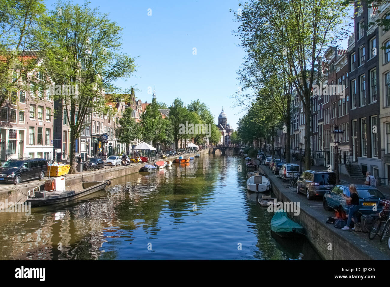 Les Canaux d'Amsterdam, patrimoine Unesco, Pays-Bas - Canals of Amsterdam,  Unesco World Heritage, the Netherlands Stock Photo - Alamy