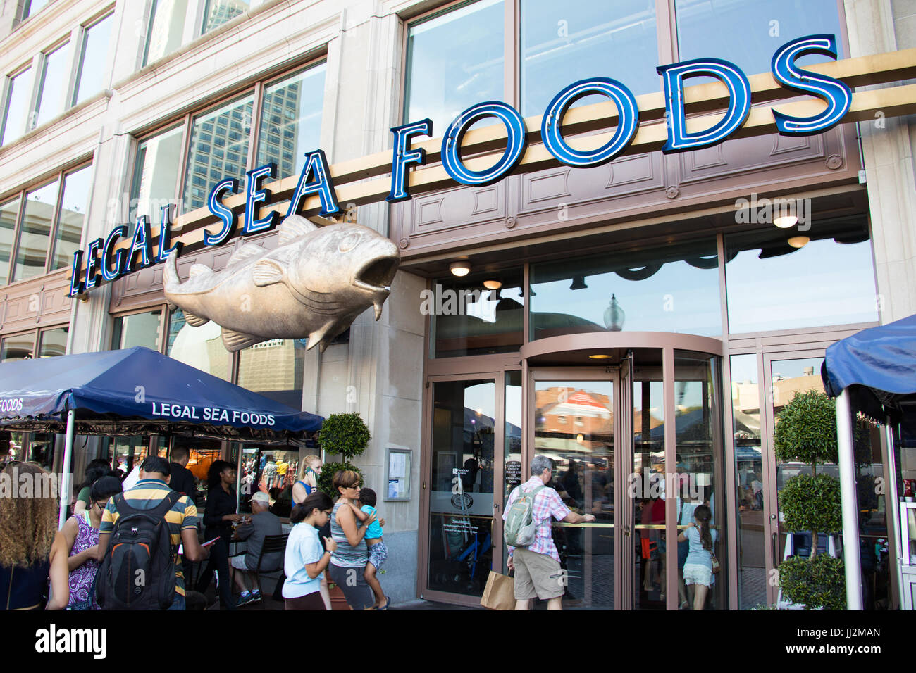 Legal Sea Foods restaurant, Boston, MA, USA Stock Photo