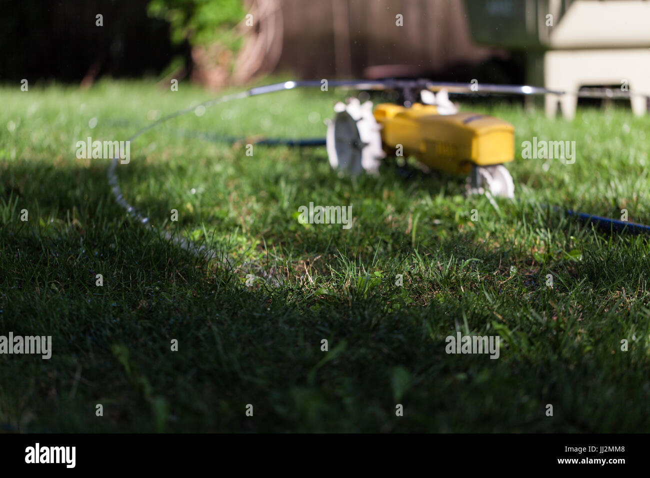 Nelson lawn sprinkler Stock Photo