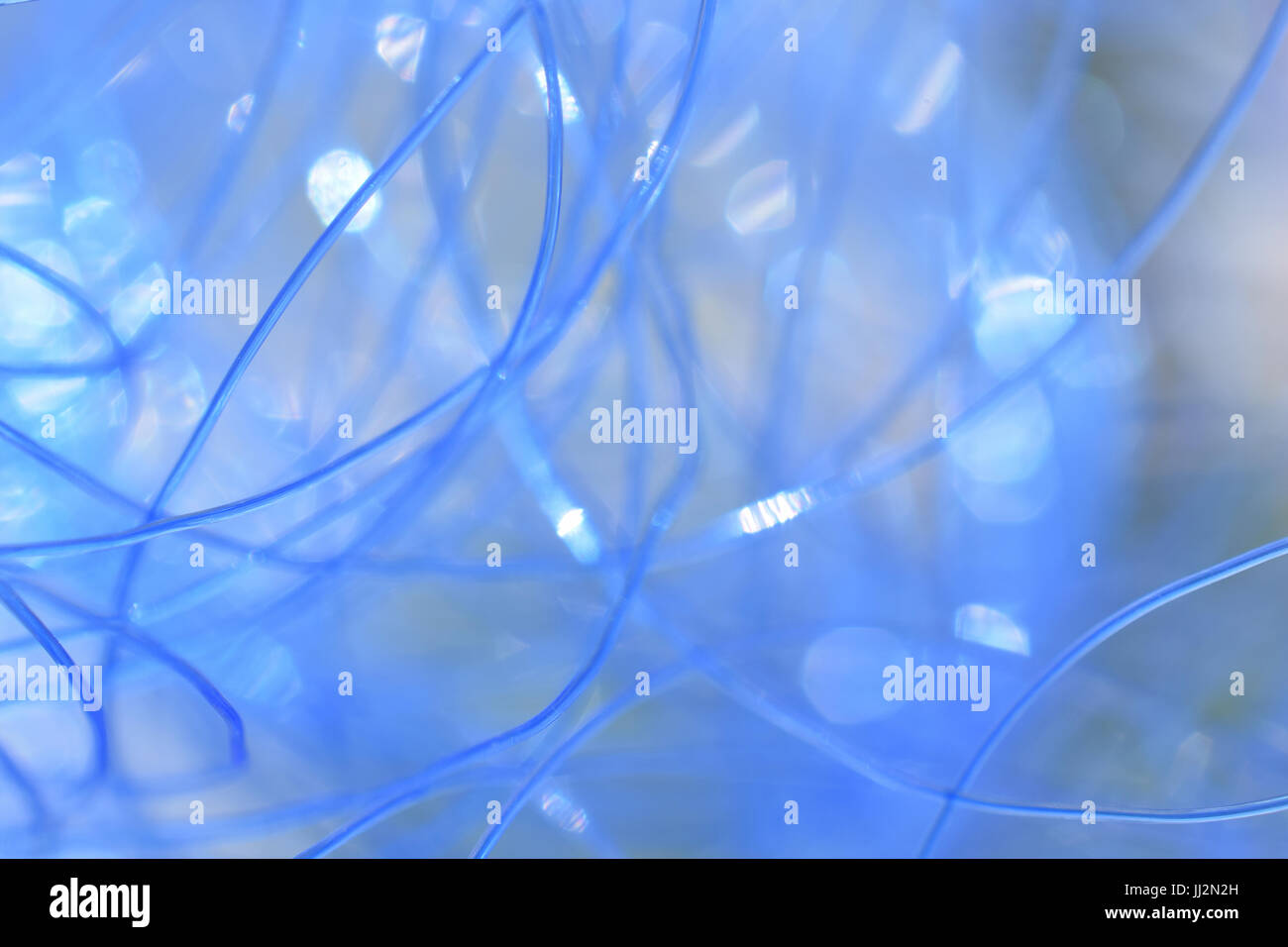 Blue abstract background. Round shapes. Stock Photo
