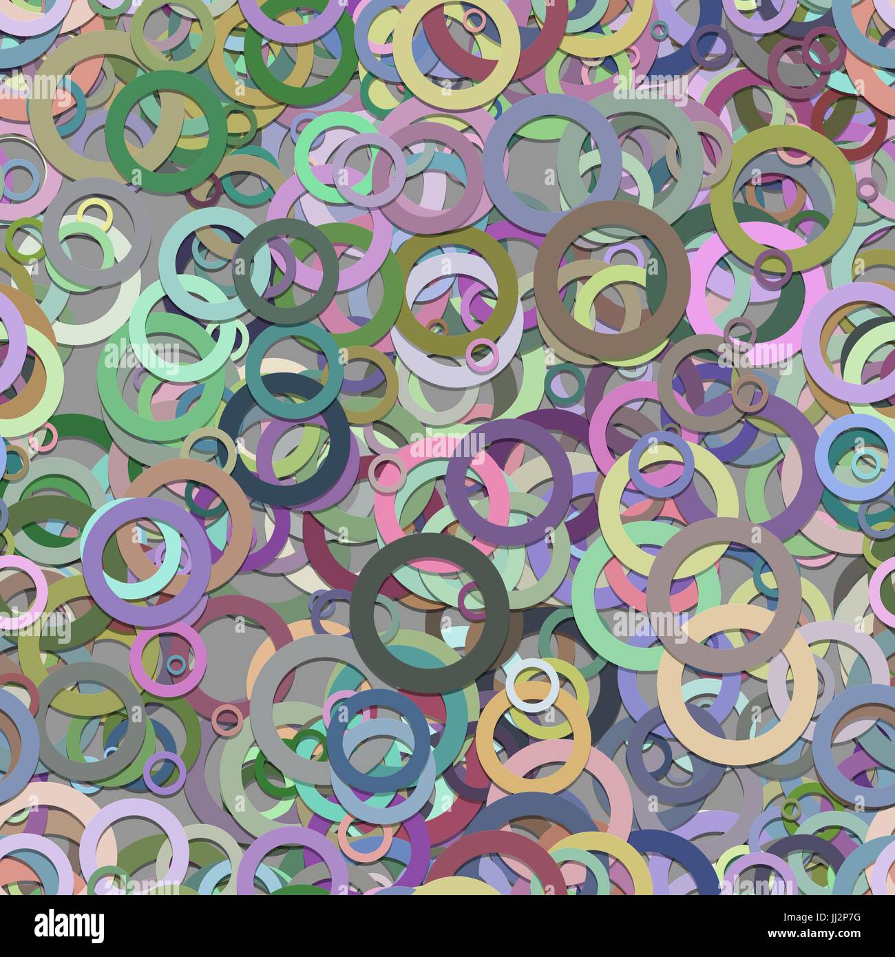 Repeating Pattern Rings Random 3d rings Stock Vector Images - Alamy