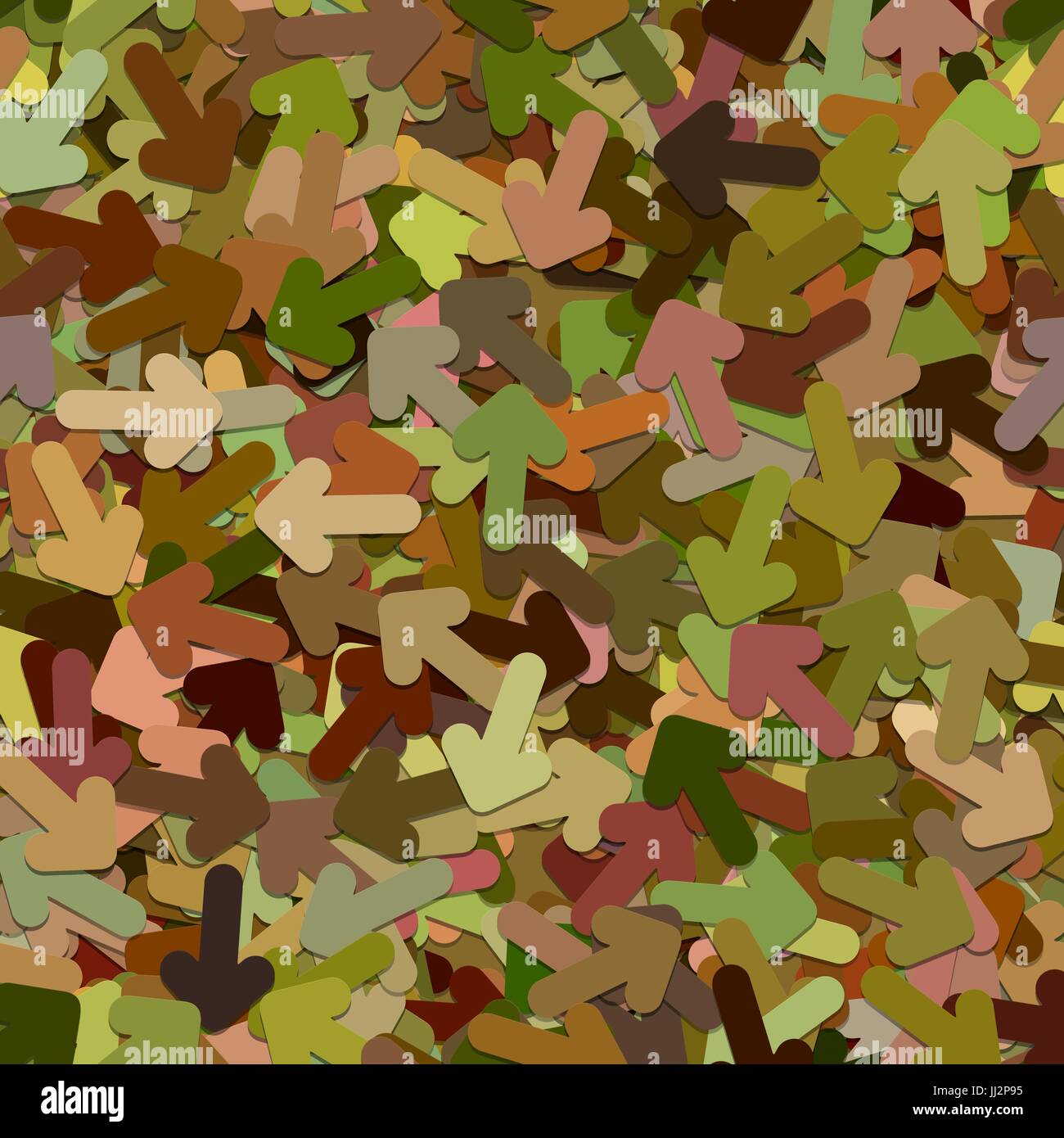 Seamless random arrow background pattern - vector illustration from ...