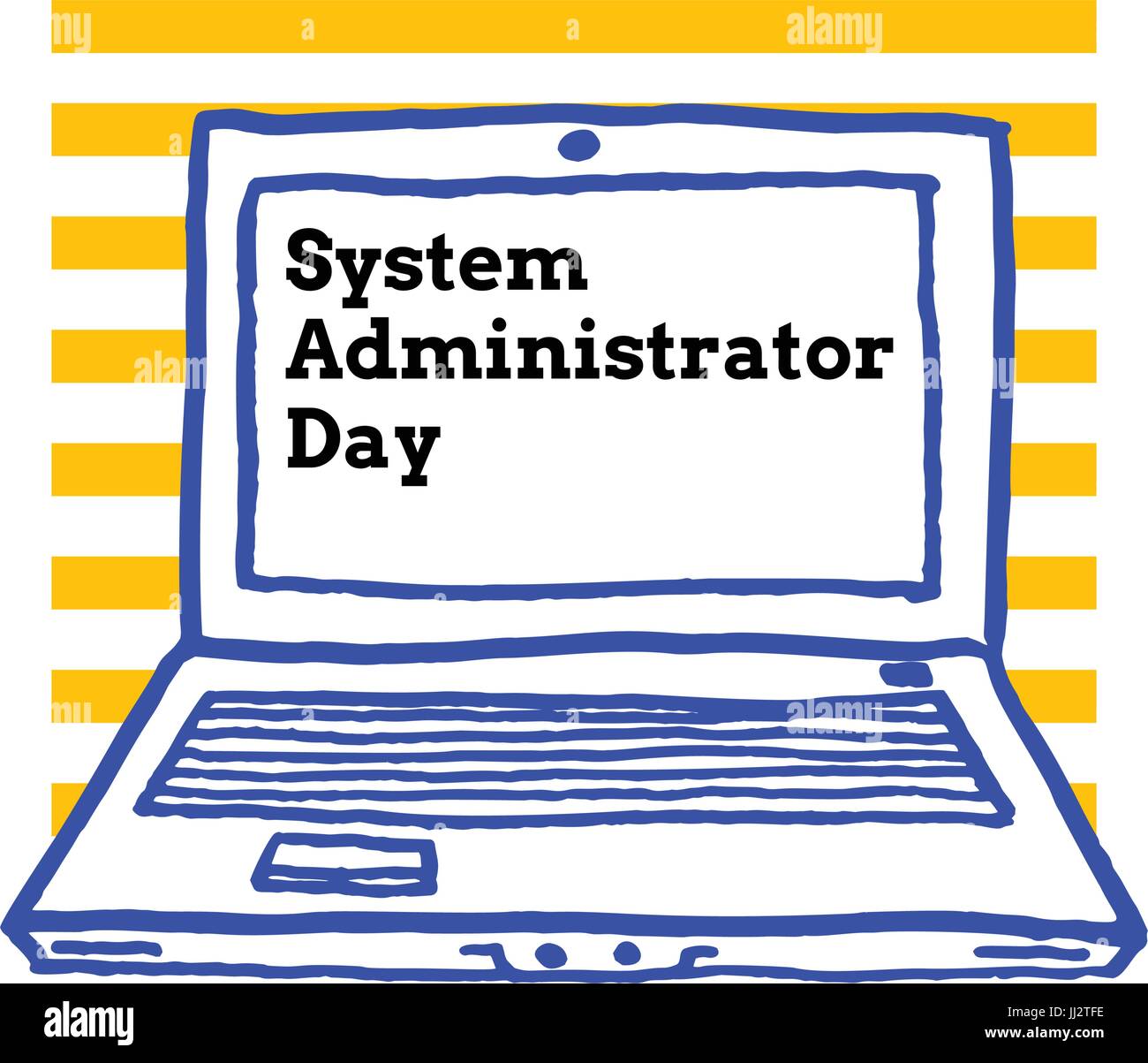 System Administrator Appreciation Day, July Stock Vector