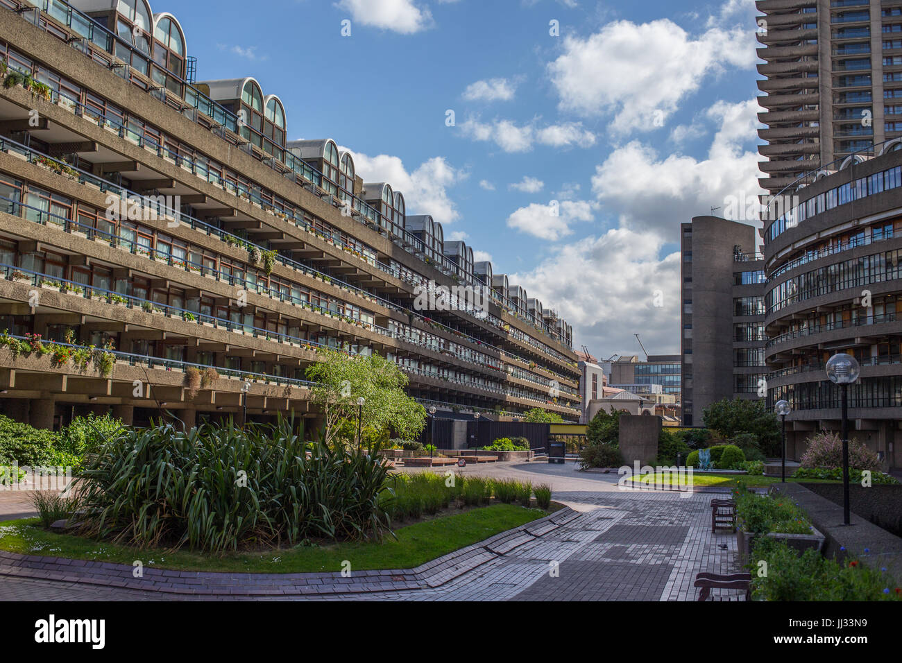 Barbican Centre flats, Central London Stock Photo Alamy