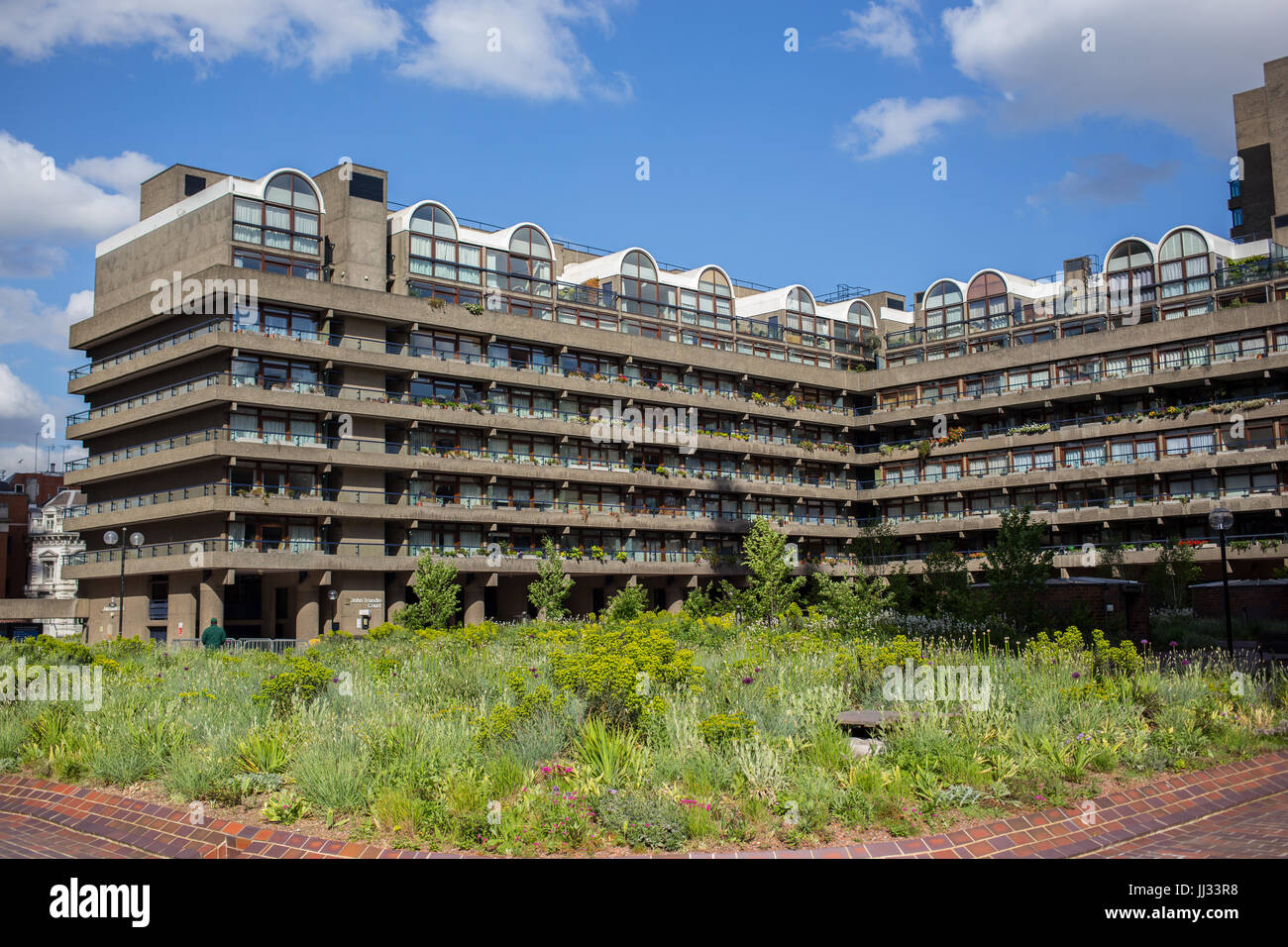 Barbican Centre flats, Central London Stock Photo Alamy