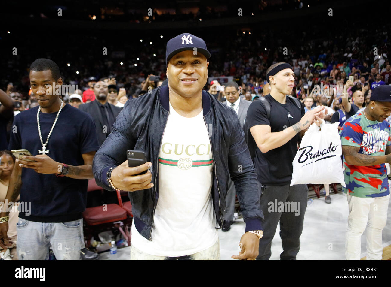 LL Cool J attends Big 3 league Phiily,PA 7/16/17 Stock Photo