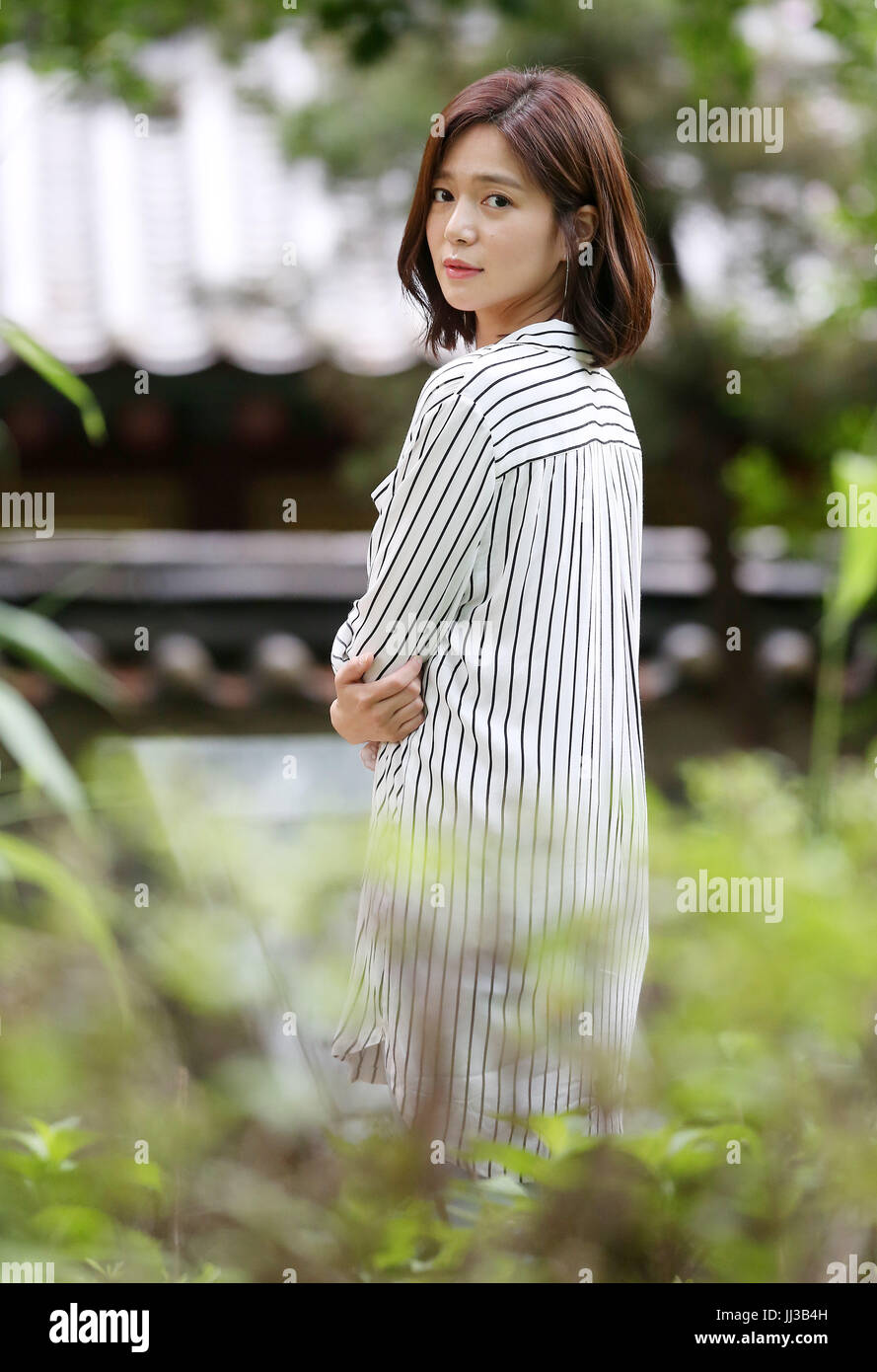 S. Korean actress Lee Elijah South Korean actress Lee Elijah poses for