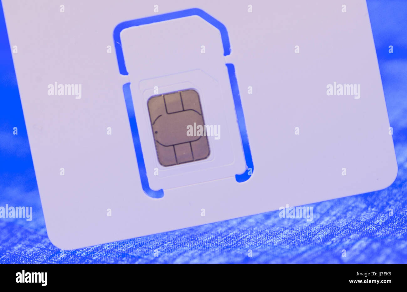 A SIM card on a desk in Berlin, Germany, 14 July 2017. Photo Paul