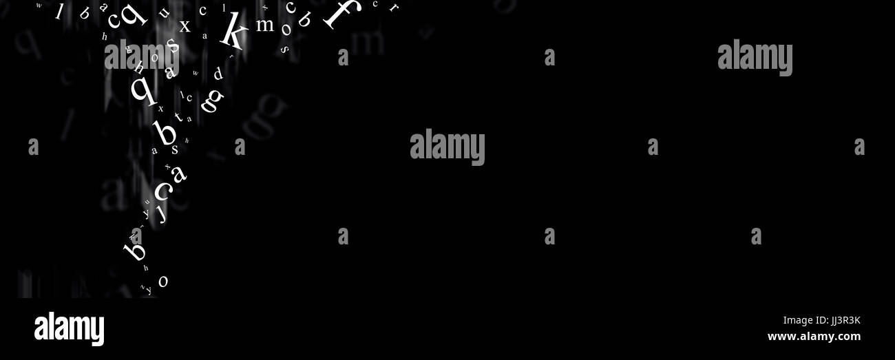 Abstract background with letters Stock Photo - Alamy