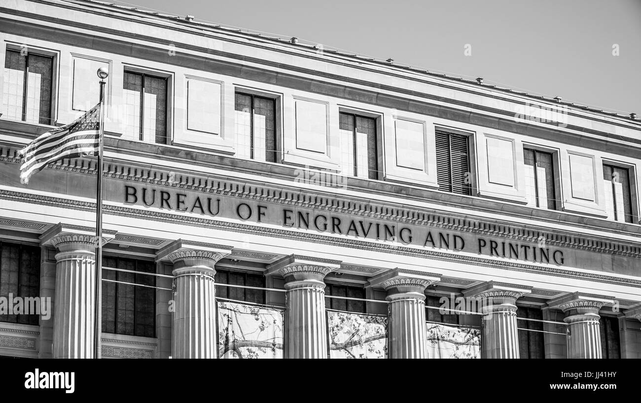 Bureau of printing and engraving black and white stock photos images