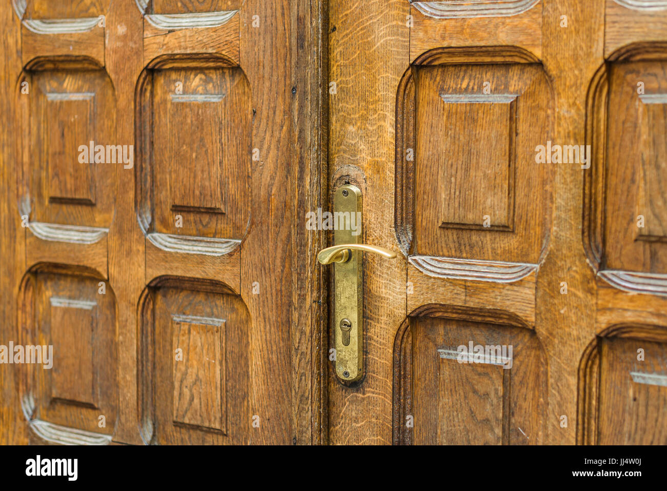 Antique door handle Stock Photo - Alamy