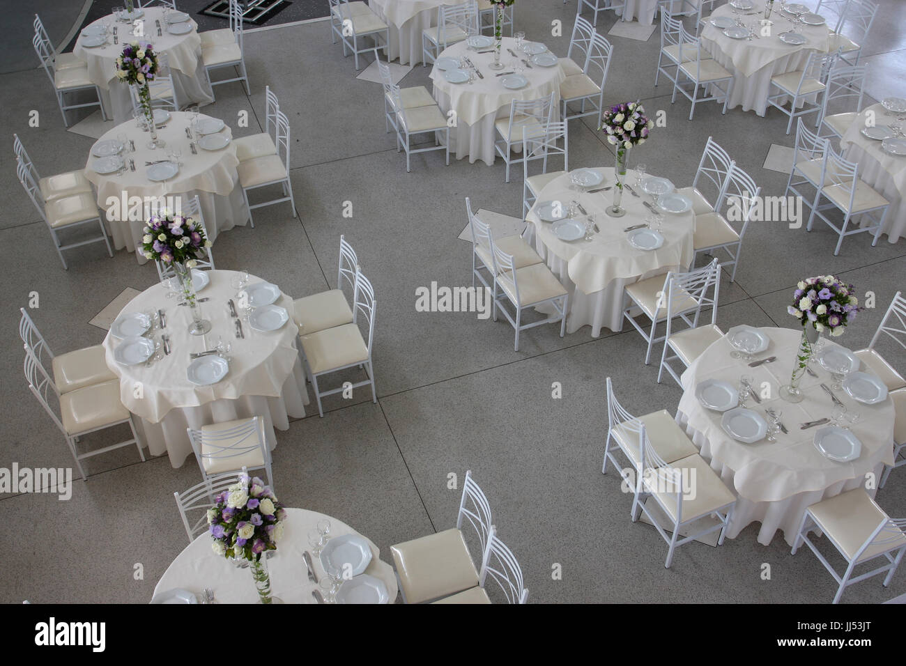 Tables,  São Paulo, Brazil Stock Photo