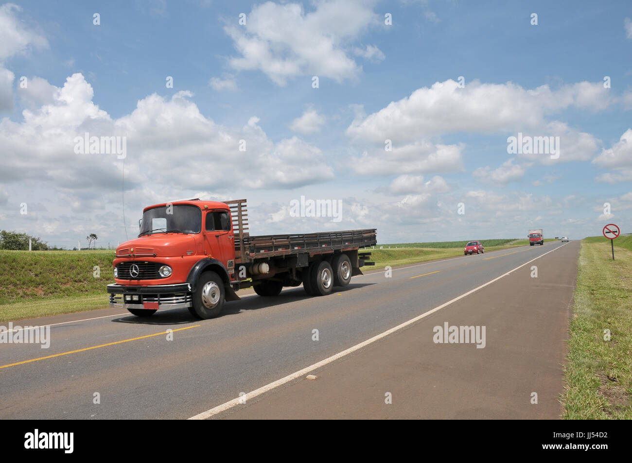 Highway, Truck, Cars, São Paulo, Brazil Stock Photo - Alamy