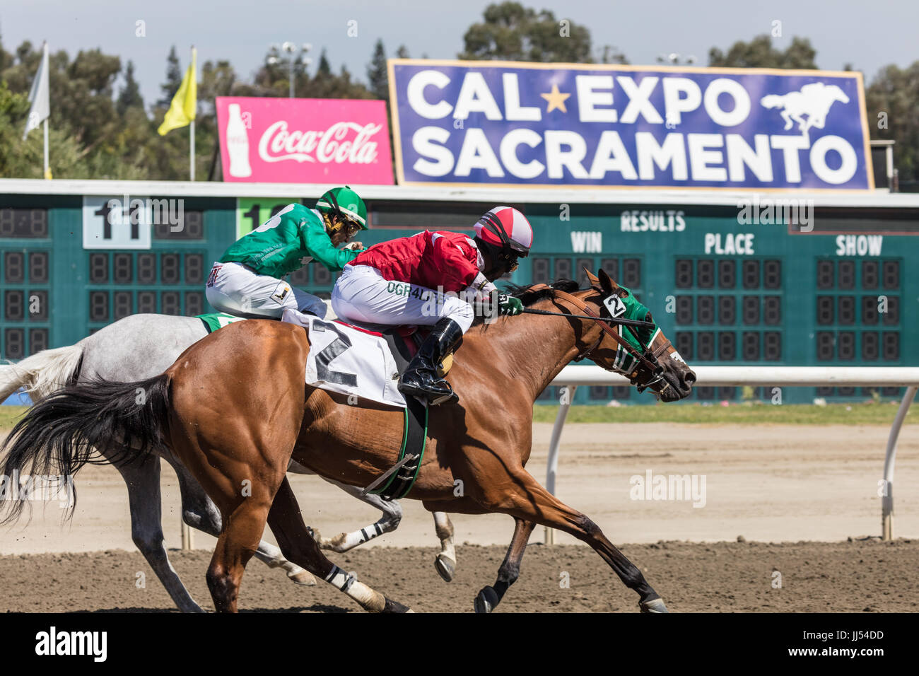 Cal expo horse racing hi-res stock photography and images - Alamy