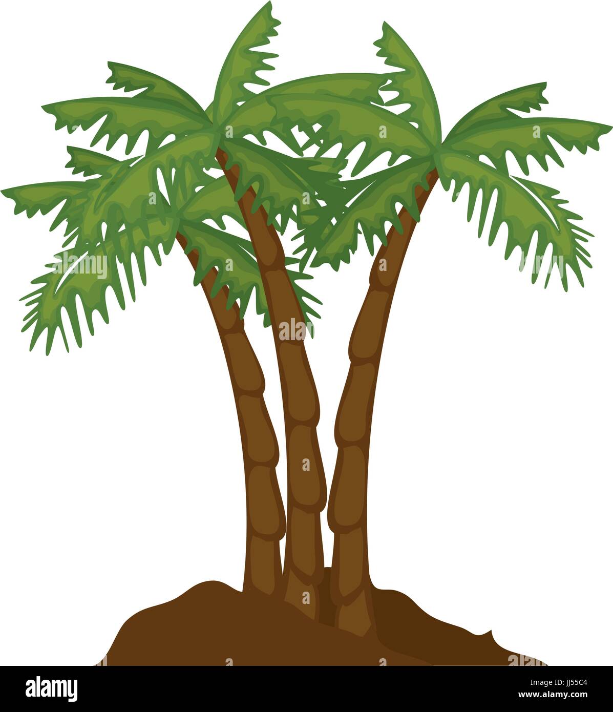 isolated beach palms icon vector illustration graphic design Stock ...