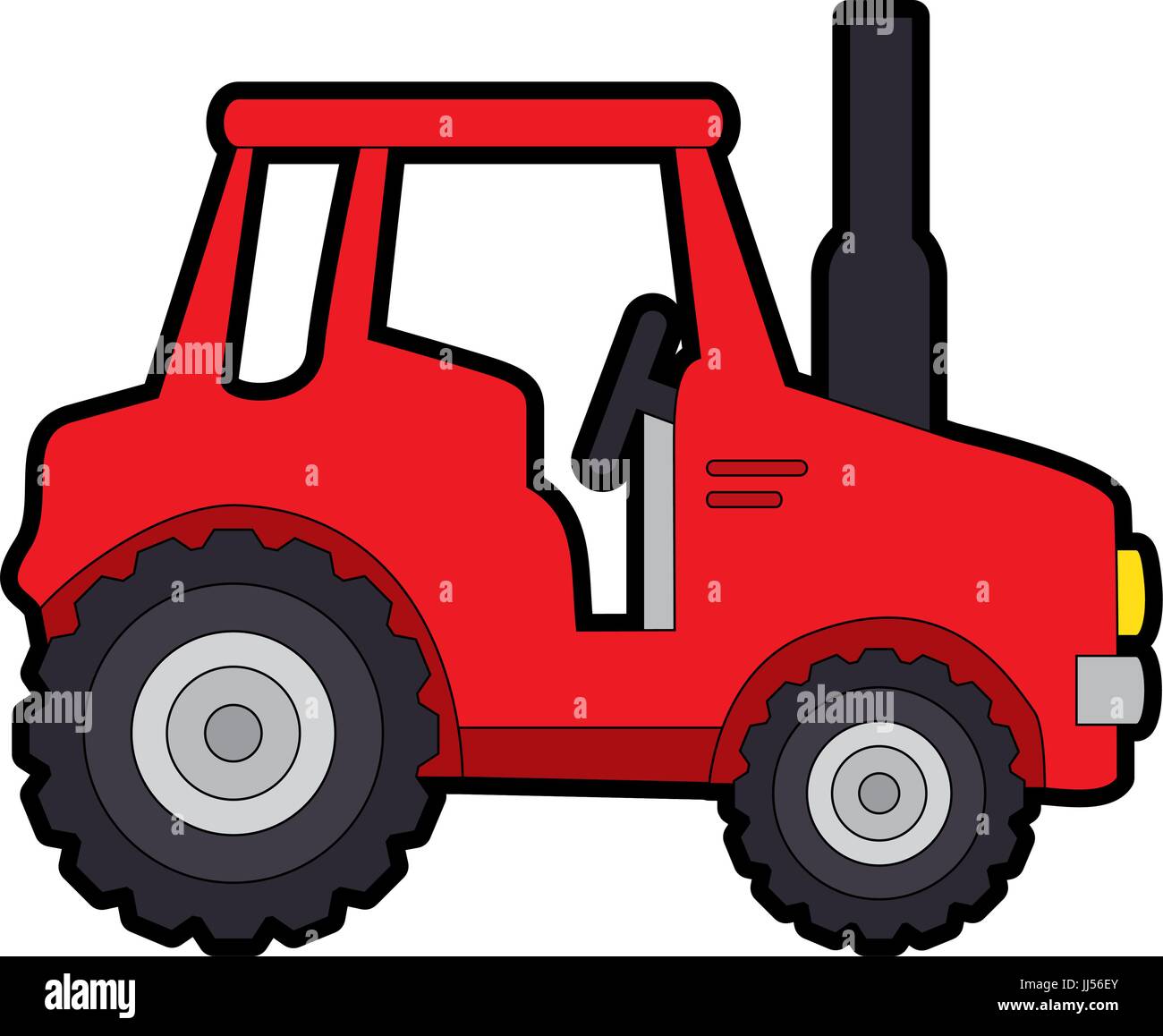isolted cute shield tractor icon vector illustration graphic design ...