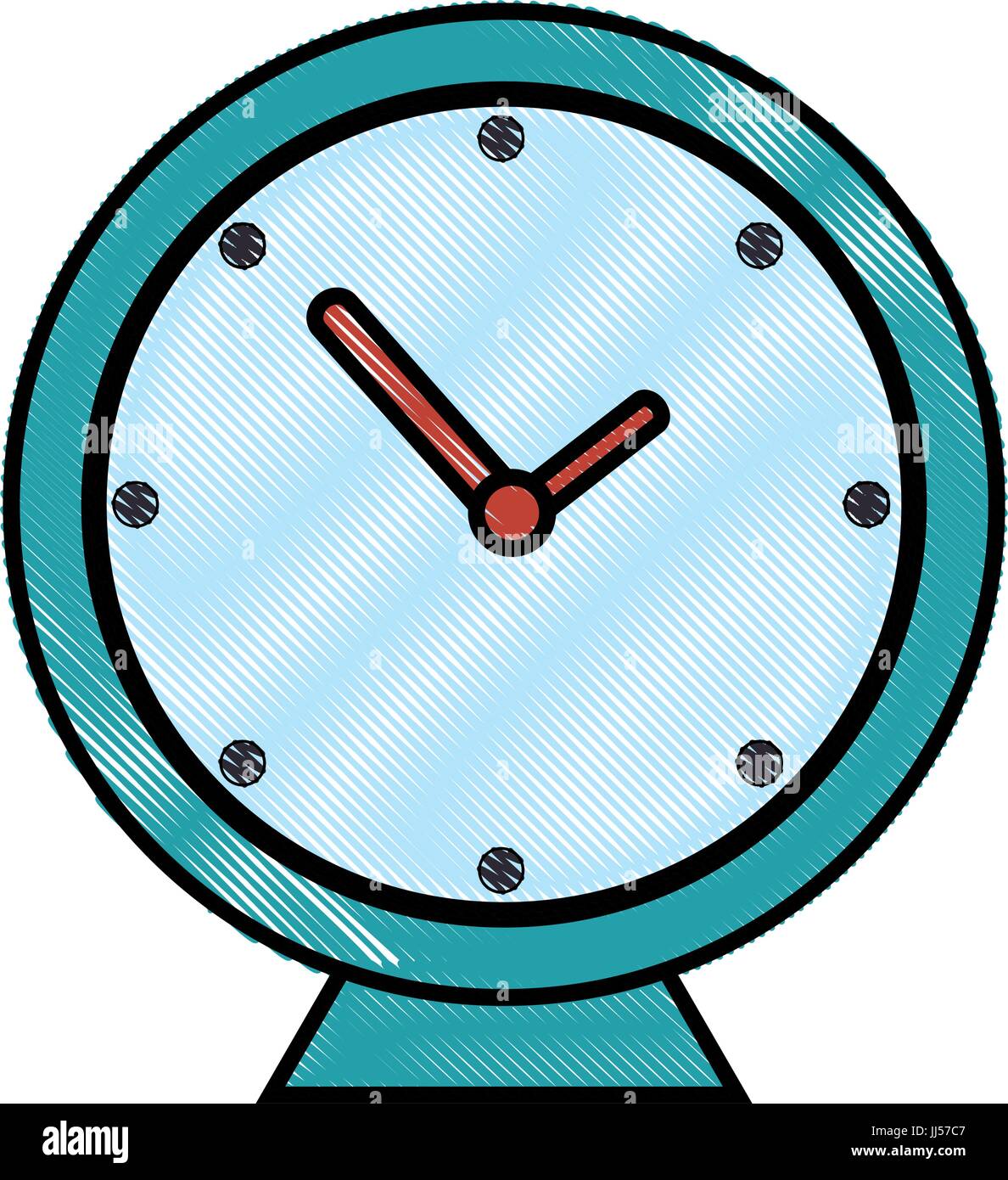 isolated wall clock icon vector illustration graphic design Stock ...