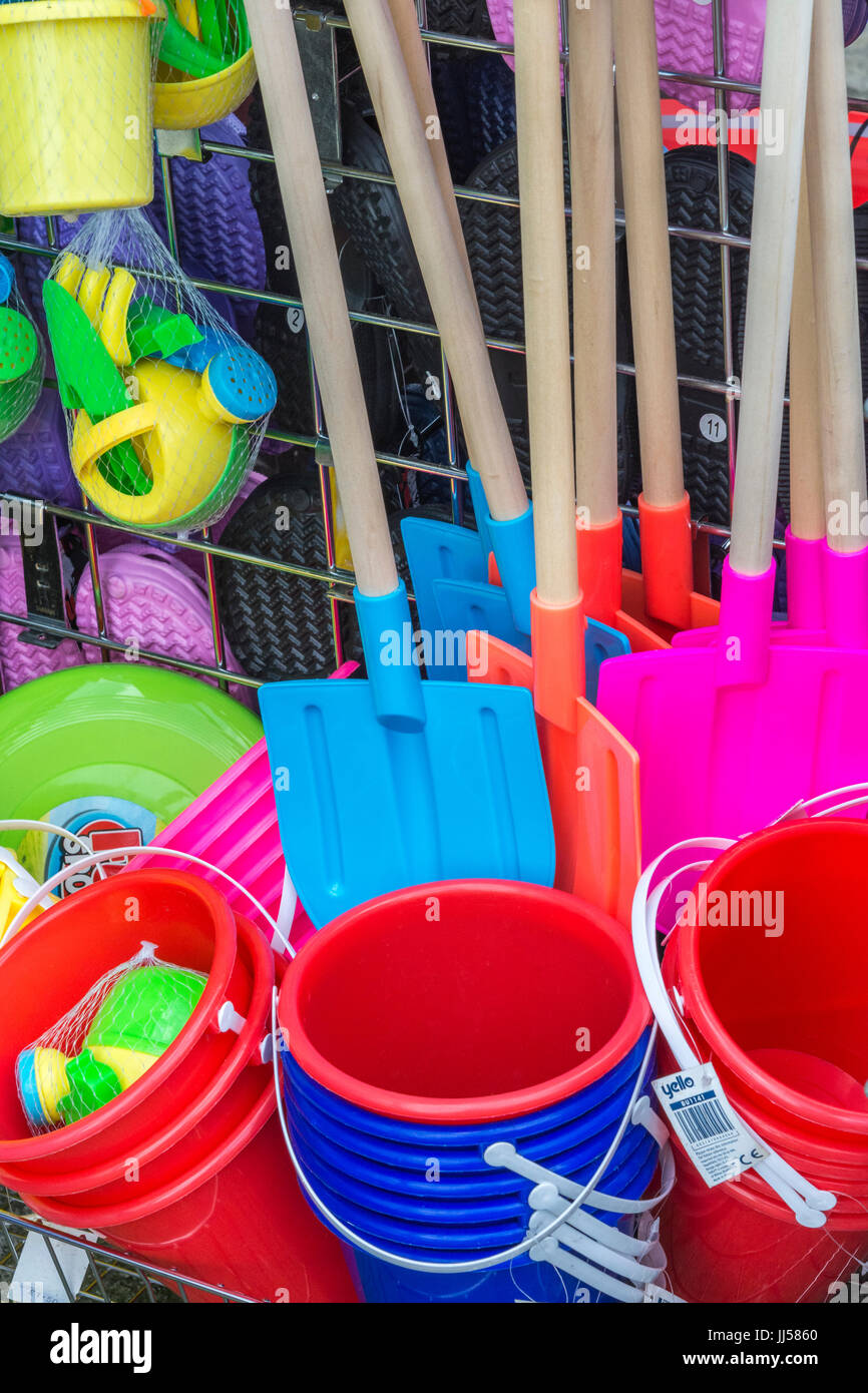 Mandatory seaside paraphernalia which goes with kids' bucket and spade