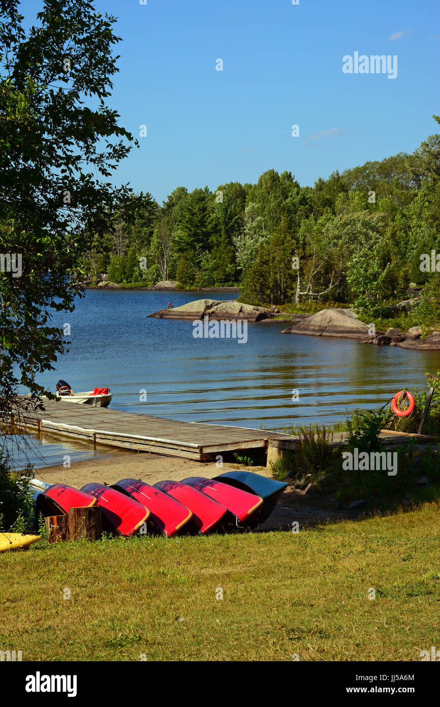 Cottage country, Ontario, Canada Stock Photo