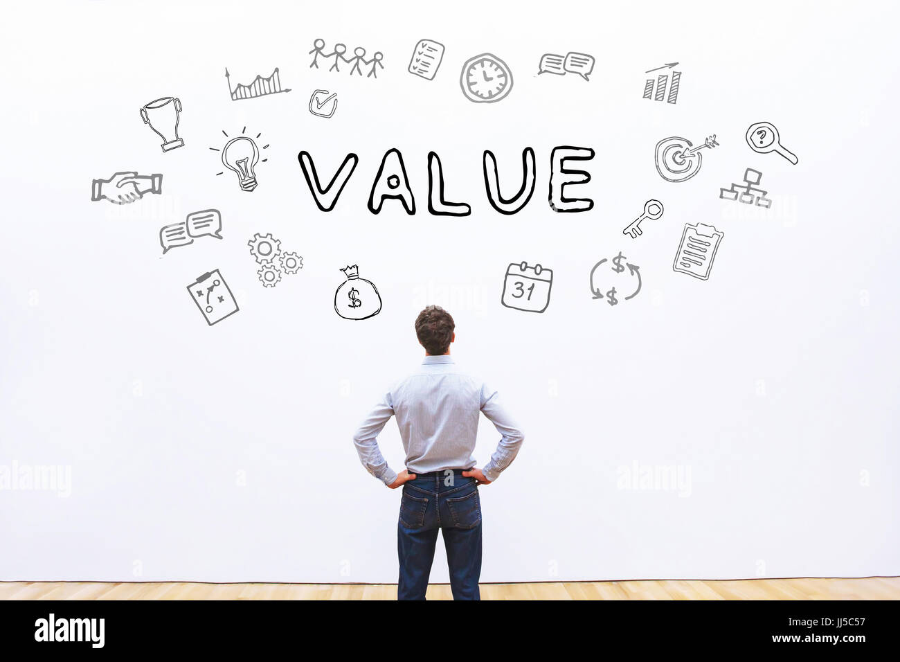 value business concept Stock Photo