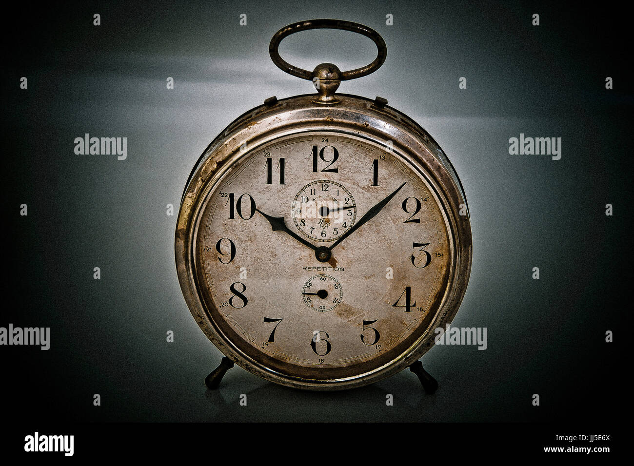 Clocks, hands, pointers, alarm, numbers, hours, Brazil Stock Photo