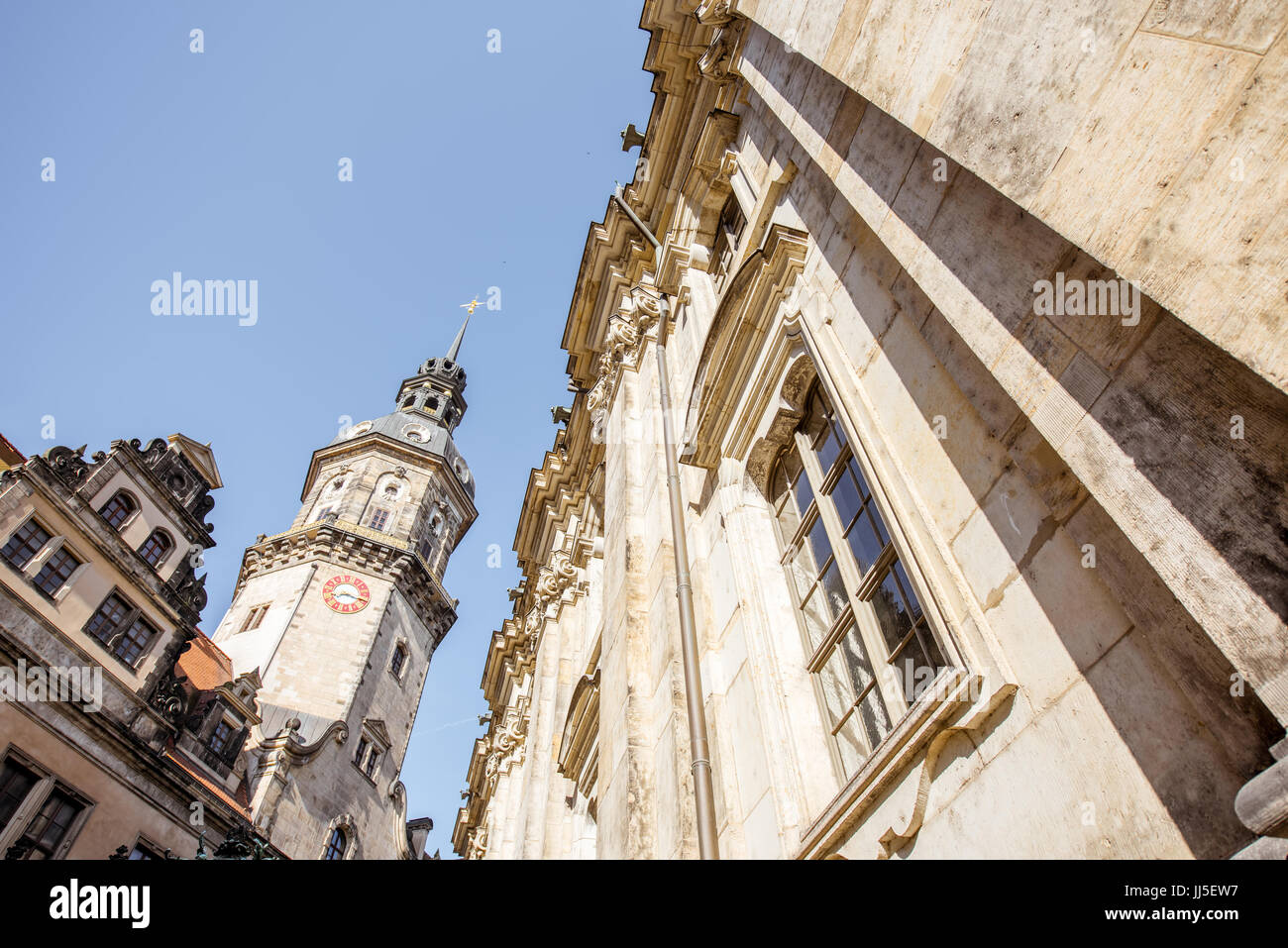 Dresden city in Germany Stock Photo