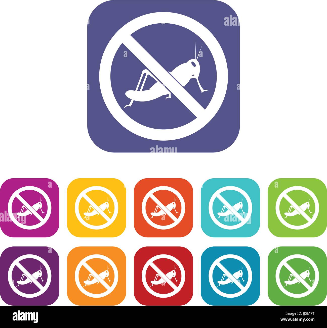 No locust sign icons set Stock Vector Image & Art - Alamy