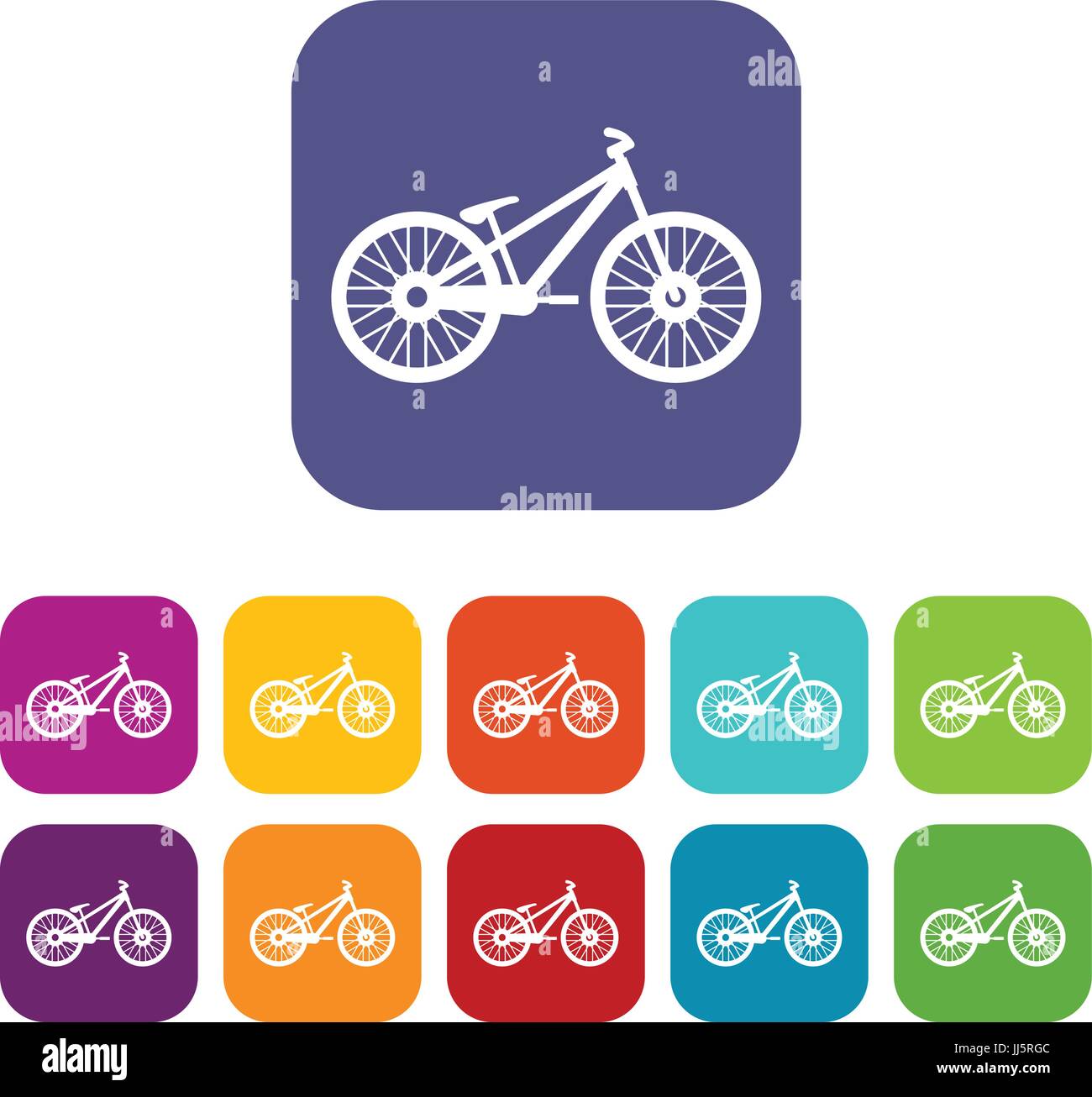 Bike icons set Stock Vector Image & Art - Alamy