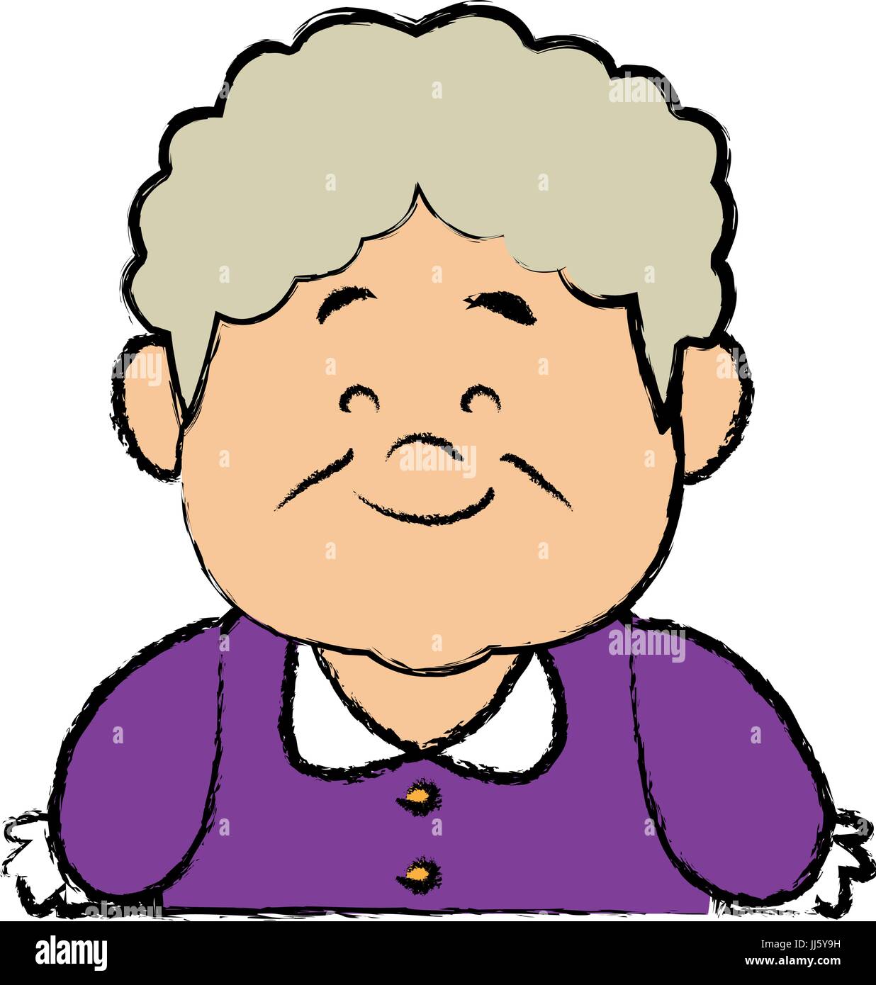 Lovely older woman Stock Vector Images - Alamy