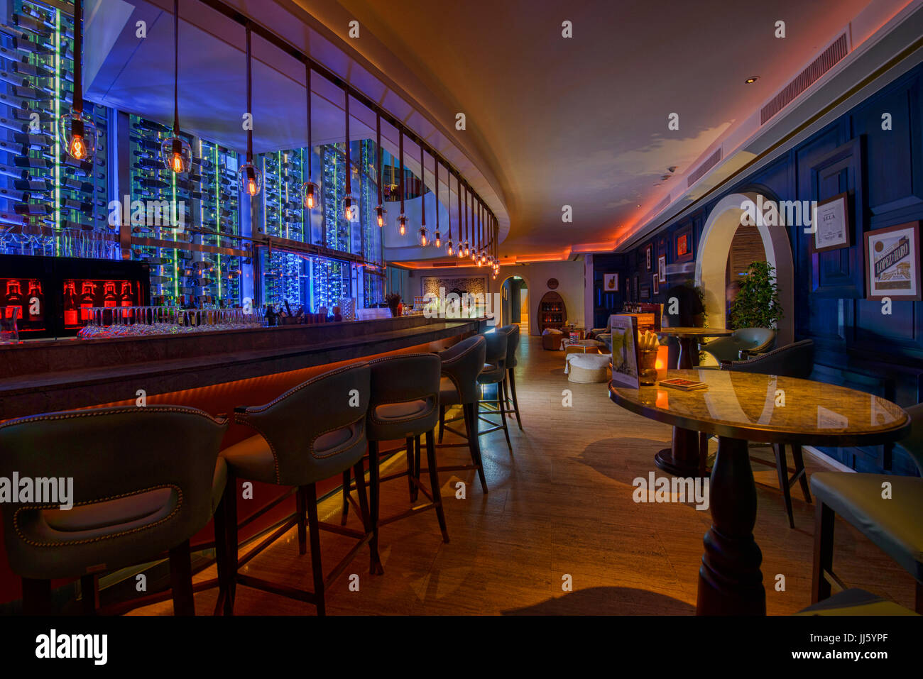 Spanish tapas fine dining interior, Bangkok, Thailand Stock Photo Alamy