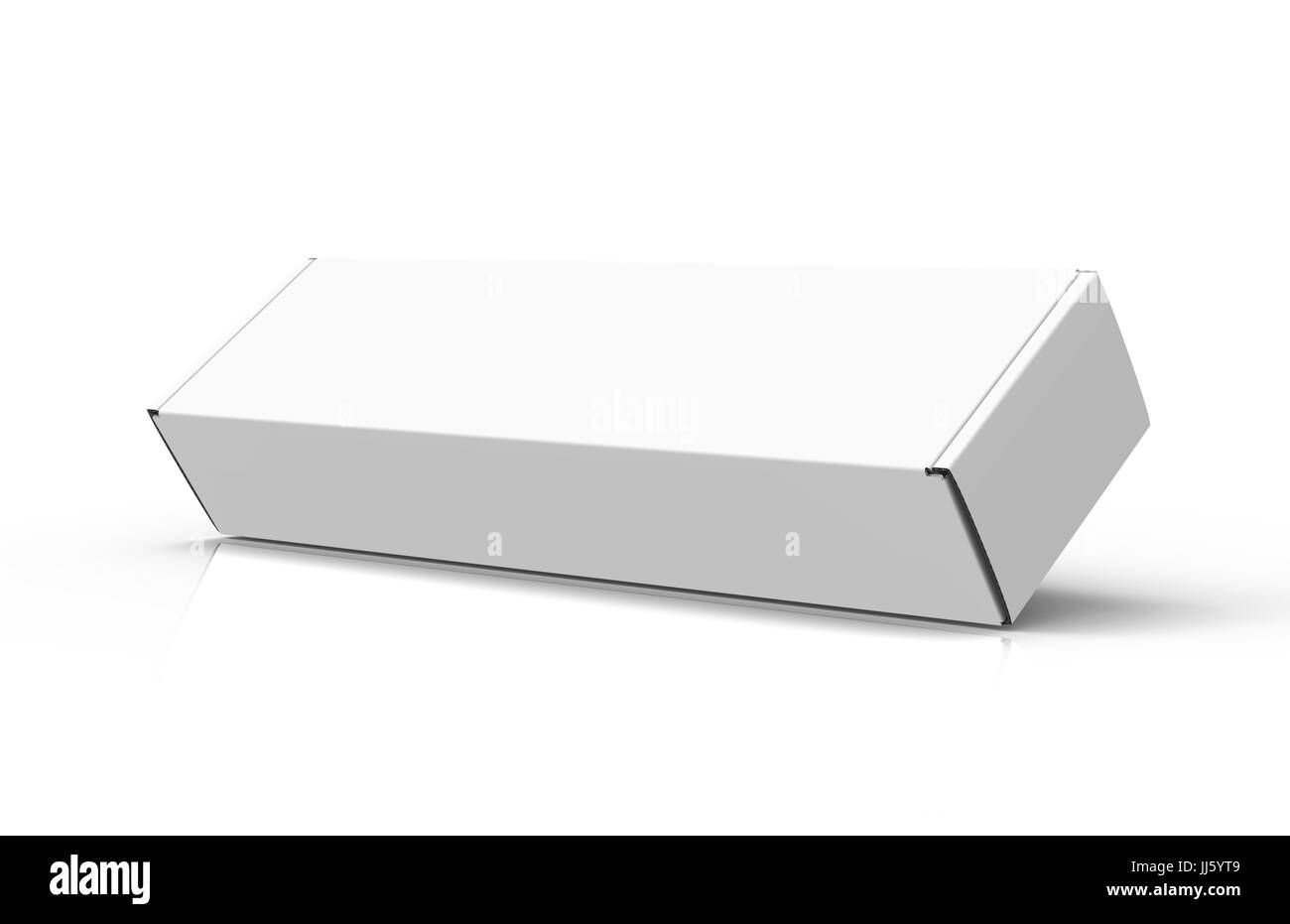 Download Blank Paper Box Mock Up Packaging Elements For Design Uses In 3d Rendering Elevated View Stock Photo Alamy