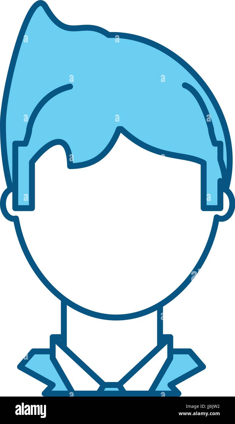 Man faceless avatar icon vector illustration graphic design Stock ...