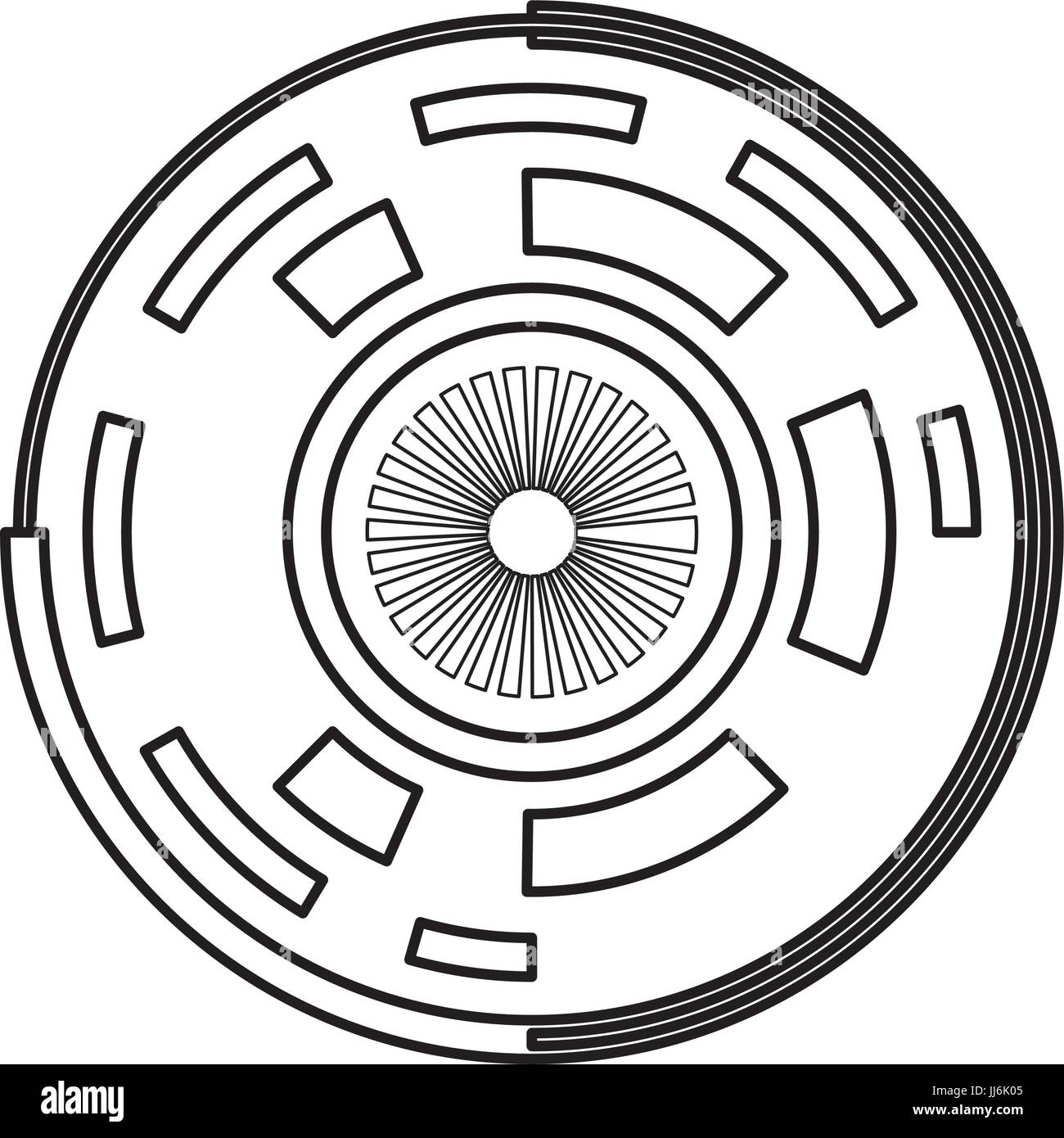 Surveillance eye symbol icon vector illustration graphic design Stock ...