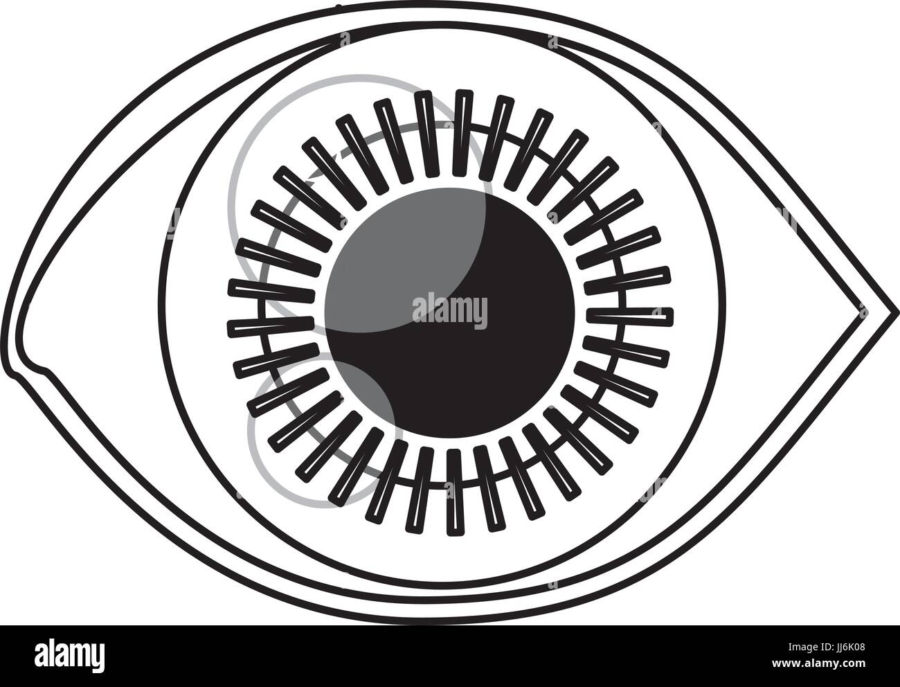 Surveillance eye symbol icon vector illustration graphic design Stock ...