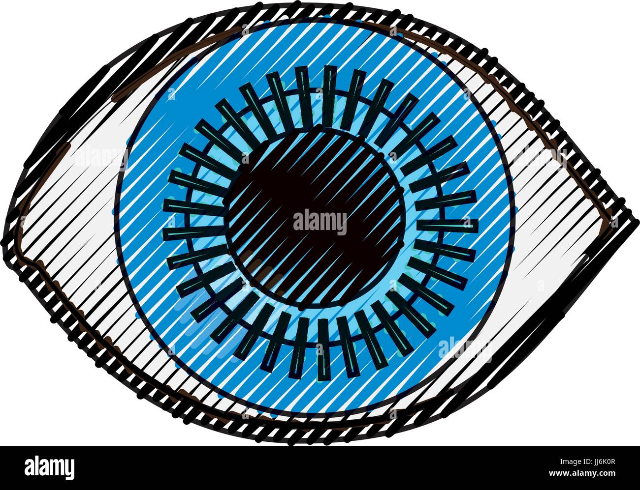 Surveillance eye symbol icon vector illustration graphic design Stock ...